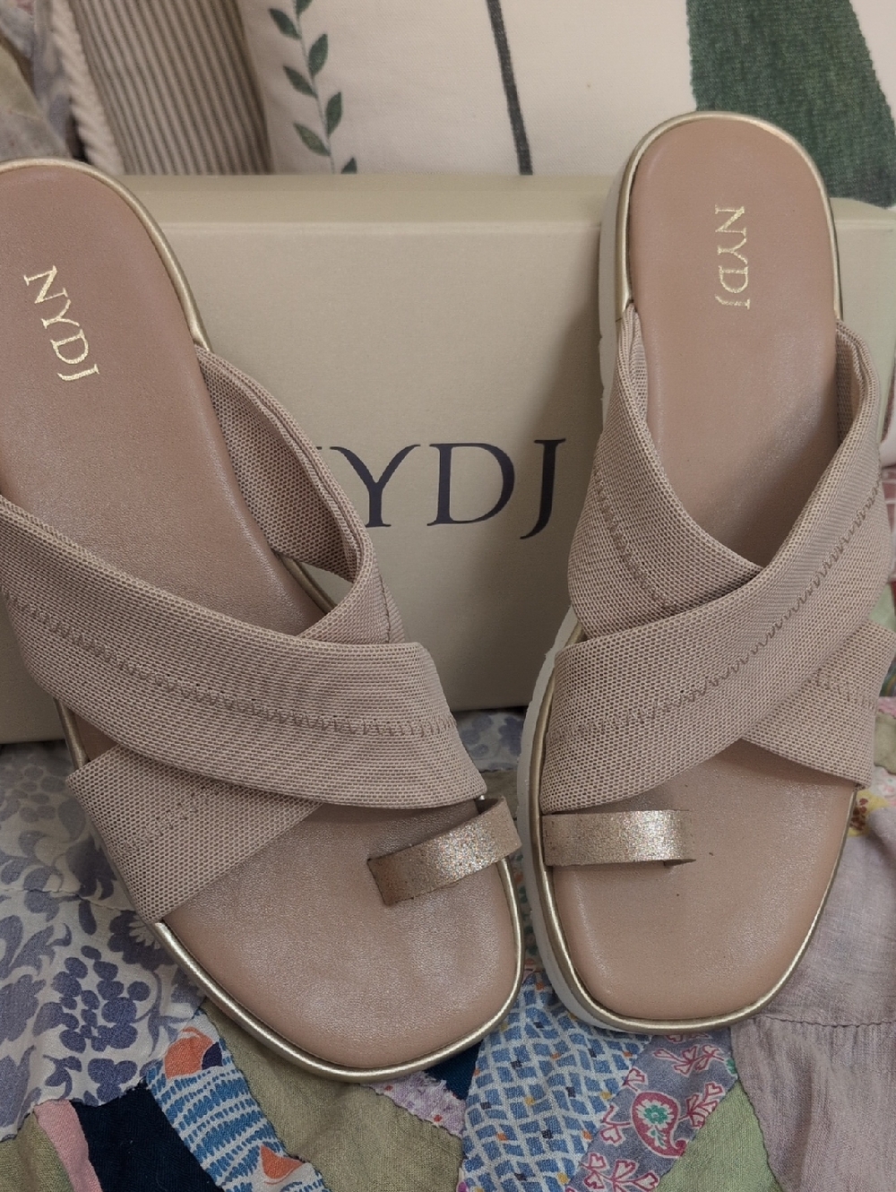 NYDJ New In Box Ronna Sandals